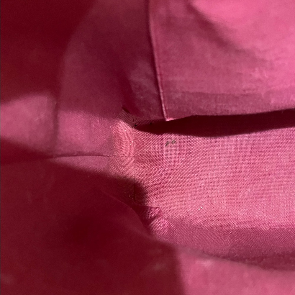 Floral Woven Tote Bag - Tan and Pink - Picture 10 of 11